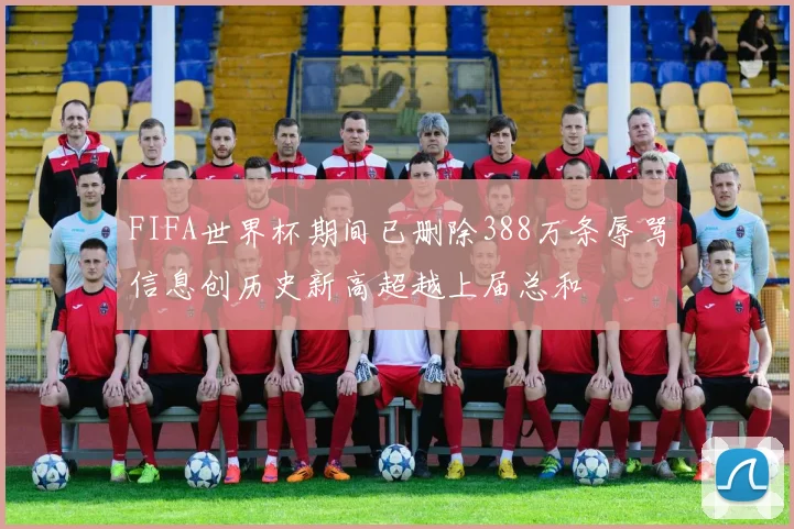 FIFA世界杯期间已删除388万条辱骂信息创历史新高超越上届总和